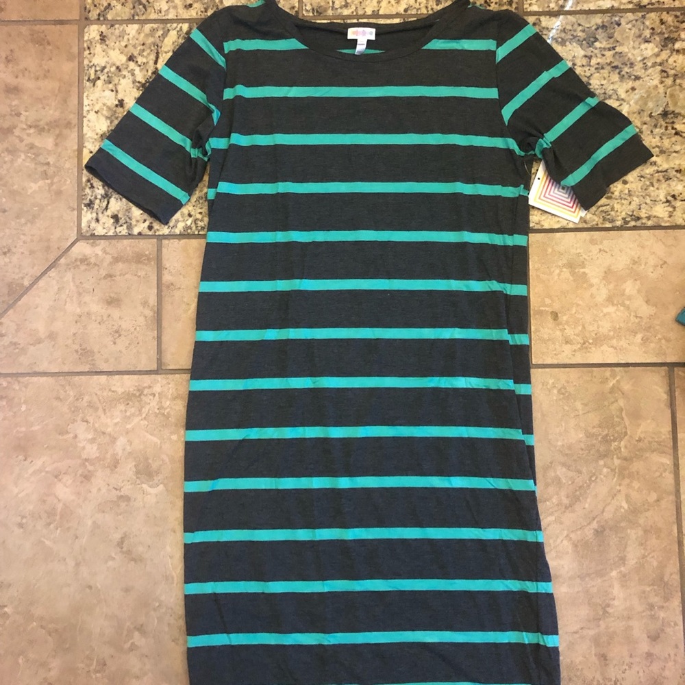 LuLaRoe Striped Julia Dress